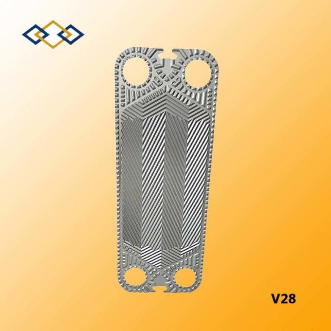 Supply Vicarb V28-0.6mm-SS316L Equel Plate for Plate Heat Exchanger