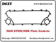 M6 Channel Gasket EPDM 150°C Max Clip On(Hang On) Heat Exchanger 749*249 mm