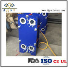 Blue ColorStainless steel Gasket Plate And Frame Heat Exchanger For industry Boiler Pump Heating and Cooli