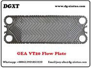 GEA Heat Exchanger Plate, Material 304/316/Titanium/254 SMO/Alloy C-276/904L, Gaskets NBR/EPDM/VITON/Fluoroelastomer