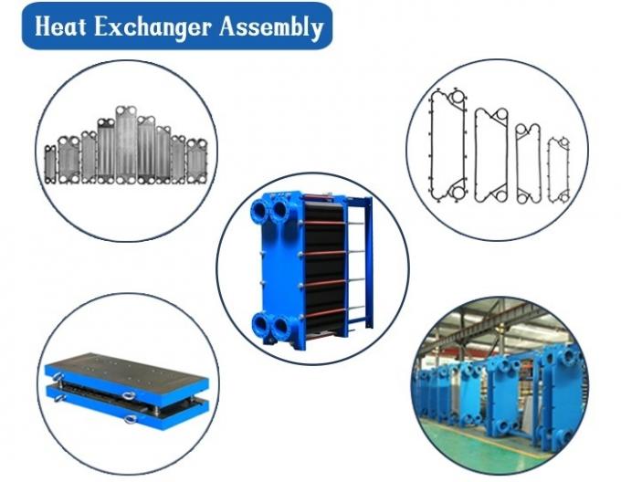 Custom Liquid Heating and Cooling Heat Exchanger, Stainless Steel Gasket Plate Heat Exchanger