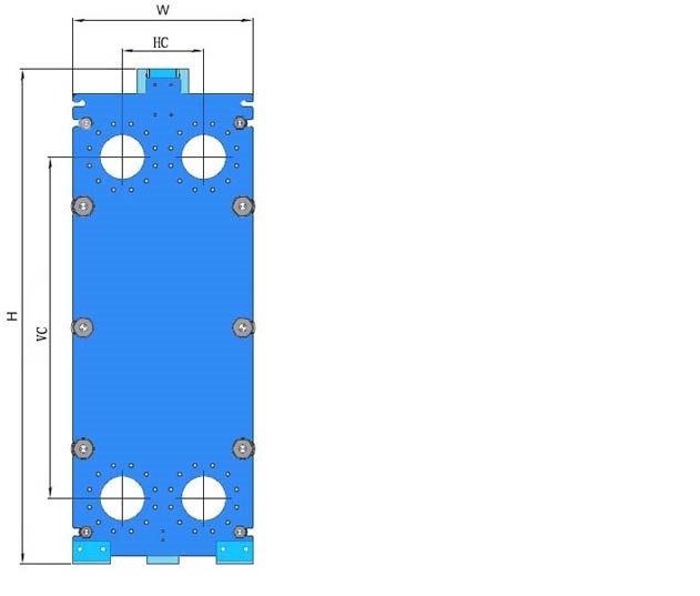 Supply EPDM High temperature resistance Plate&Gasket Tranter Replacement Plate Heat Exchanger Spare Parts 0