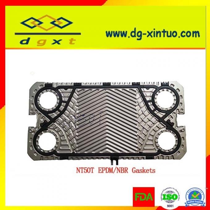 Corrosion NBR Unilateral, Adhesive, Snap, Snap Type Gaskets For Gea Nt50t/Nt50m/Nt50X Plate Heat Exchanger 1