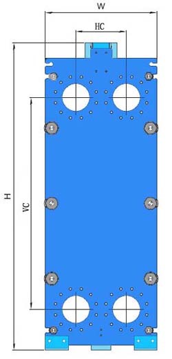 S27A S30 S35 S37 S37b S38 S39 S41 S41A S42 S43b Stainless Steel heat exchanger Plate For Power Industry 0