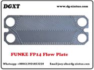 Funke Plate Type Heat Exchanger Parts FP41 Titanium Plate For Seawater Plate Heat Exchanger
