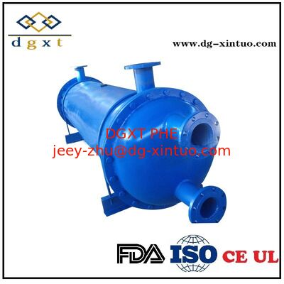 Industrial Stainless Steel Tube Heat Exchanger, Horizontal Hybrid Small-Scale Steam Condenser