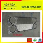 Custom Corrosion resistance high temperature 250° Viton G Rubber Gasket For Chemical liquid Plate Heat Exchanger