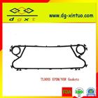 Custom Corrosion resistance high temperature 250° Viton G Rubber Gasket For Chemical liquid Plate Heat Exchanger