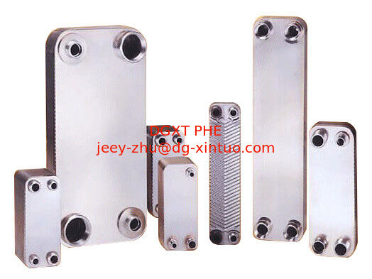Customizable AISI 316 Plates Copper Brazed Plate Heat Exchanger