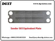 Sondex S65 Glue Type Stainless Steel/Titanium Heat Exchanger Plate Of Plate Heat Exchanger