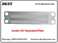 Sondex S47 Equivalent heat exchanger Water To Water Gasketed Plate Type Heat Exchanger