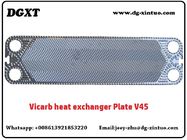 Custom V45 Ti Plate 316/0.5 Plate for Vicarb Plate Heat Exchanger