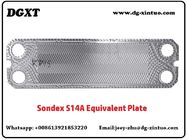 Sondex Stainless Steel/Titanium Plates Of The Danfoss S14 Gasket Heat Exchanger