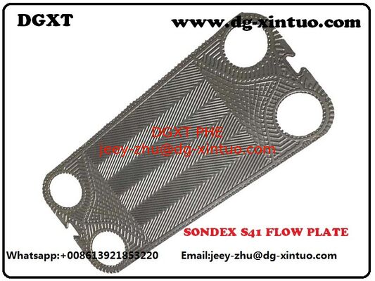 Supply Sondex Plate Replacement Plate S41/S41A/S42 Gasket Plate Heat Exchanger Stainless Steel/titanium Plate