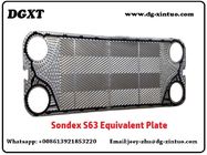 S62/S63 Heat Exchanger Heating and Cooling Plate transition Stainless Steel/TI plate of Sondex Plate Heat Exchanger