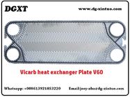 Vicarb Plate Heat Exchanger Replacement 100% High Grade Quality V60-0.5-316L Plate