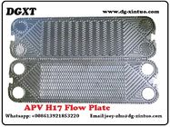 CHINA SUPPLIER H17 100% REPLACEMENT FREE FLOW STAINLESS STEEL/TITANIUM PLATE FOR DGXT GASKET PLATE HEAT EXCHANGER