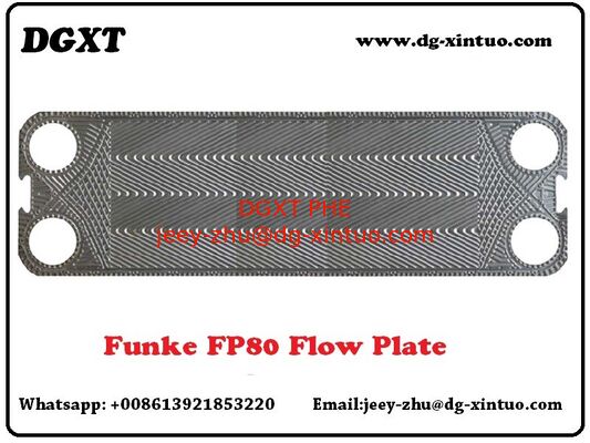 Fp04, Fp08, Fp10, Fp14, Fp20, Fp16, Fp22, Fp205, Fp31, Fp40, Fp50, Fp41, Fp60, Fp80 Gasketed Funke Heat Exchaner Plate