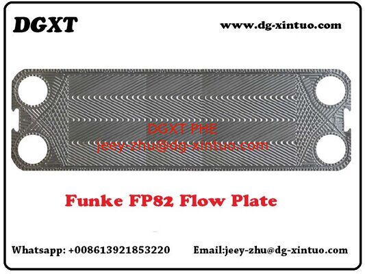 Fp04, Fp08, Fp10, Fp14, Fp20, Fp16, Fp22, Fp205, Fp31, Fp40, Fp50, Fp41, Fp60, Fp80 Gasketed Funke Heat Exchaner Plate