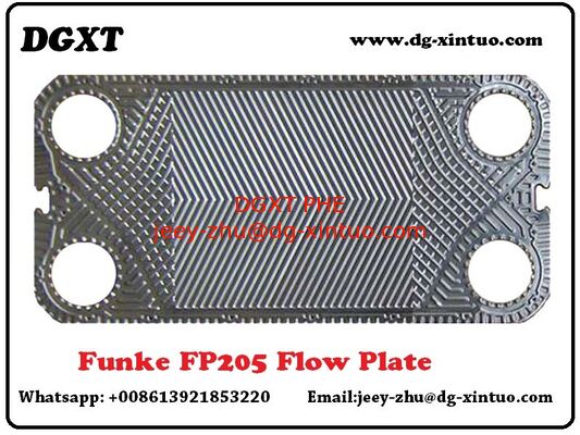 Fp04, Fp08, Fp10, Fp14, Fp20, Fp16, Fp22, Fp205, Fp31, Fp40, Fp50, Fp41, Fp60, Fp80 Gasketed Funke Heat Exchaner Plate