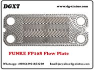 100% Equel Funke FP10 Corrosion Resistance 316/0.6 Plate For Plate Heat Exchanger