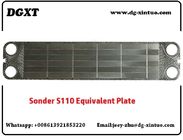 Replacement Plate Fishbone Heat Exchanger Plate For Sondex S110 Plate Heat Exchanger