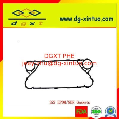 Custom S20A EPDM heat exchanger gasket for  PHE water to water plate heat exchanger with CE ISO9001 CO FE