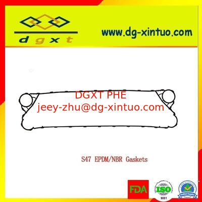 China Manufacturer S47 DGXT Plate Heat Exchanger Gaskets For Plate Heat Exchanger