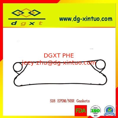Customized DGXT S37/S42/S43/S62/S65/S81/S121/S113/S100 EPDM Heat Exchanger Gasket For Plate Heat Exchanger
