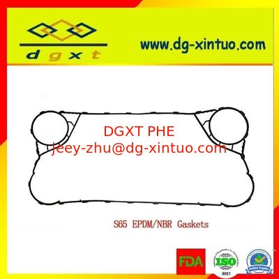 Custom S65 PHE Gaskets EPDM/NBR Gasket For Steam Water Plate Heat Exchanger