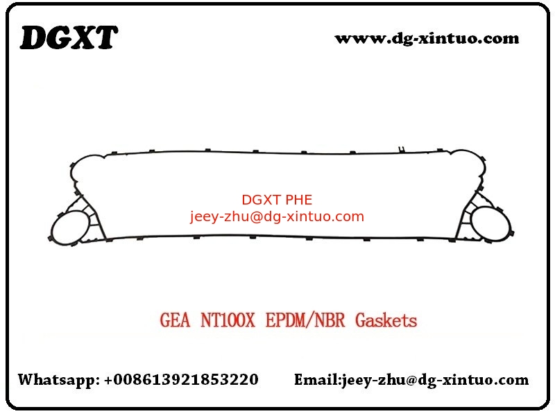 Horizontal/Vertical GEA NT100 Plate 316/0.5MM For Water Heat Exchanger