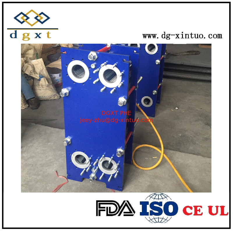 DGXT carbon Frame High Efficiency Small Ipsilateral Flow Gasket heat transfer Parallel water plate heat exchanger