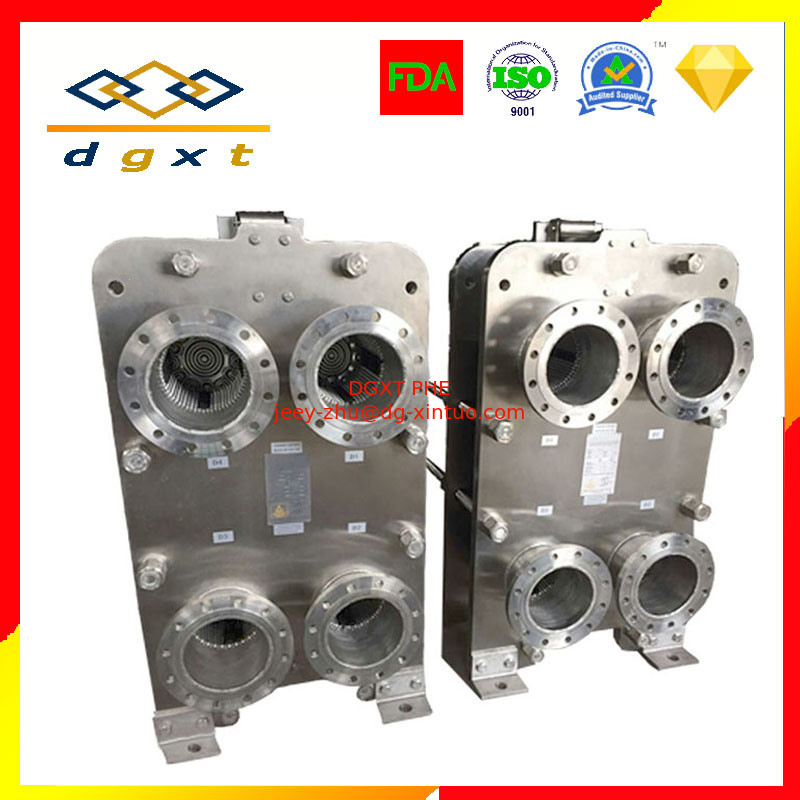 Plate Type Heat Exchanger, Plate and Frame Heat Exchanger For Wine Juice Milk Drink water Cooling