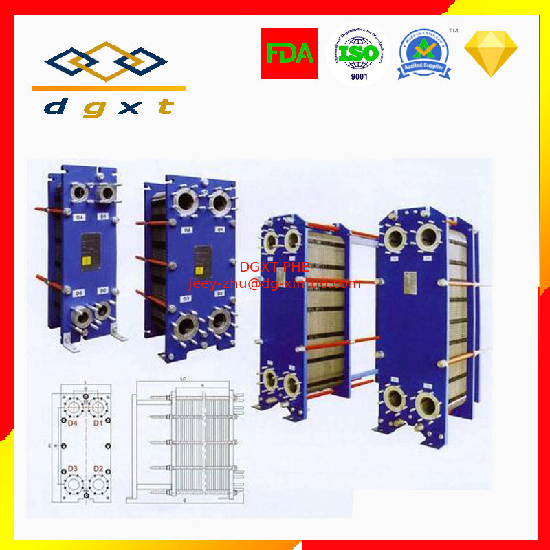 Sondex Traditional Gasket Plate Heat Exchanger in Heavy Industry