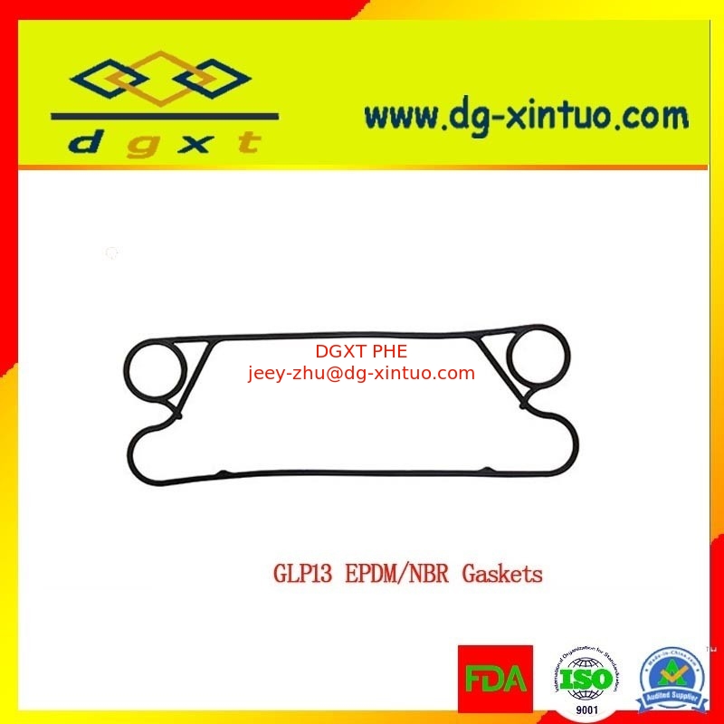 Supply Factory Equivalent GLP13 PHE EPDM Gaskets For Tranter Plate Heat Exchanger