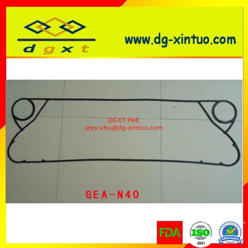 Gea N40 Plate Heat Exchanger Glue Gasket For Plate Heat exchanger
