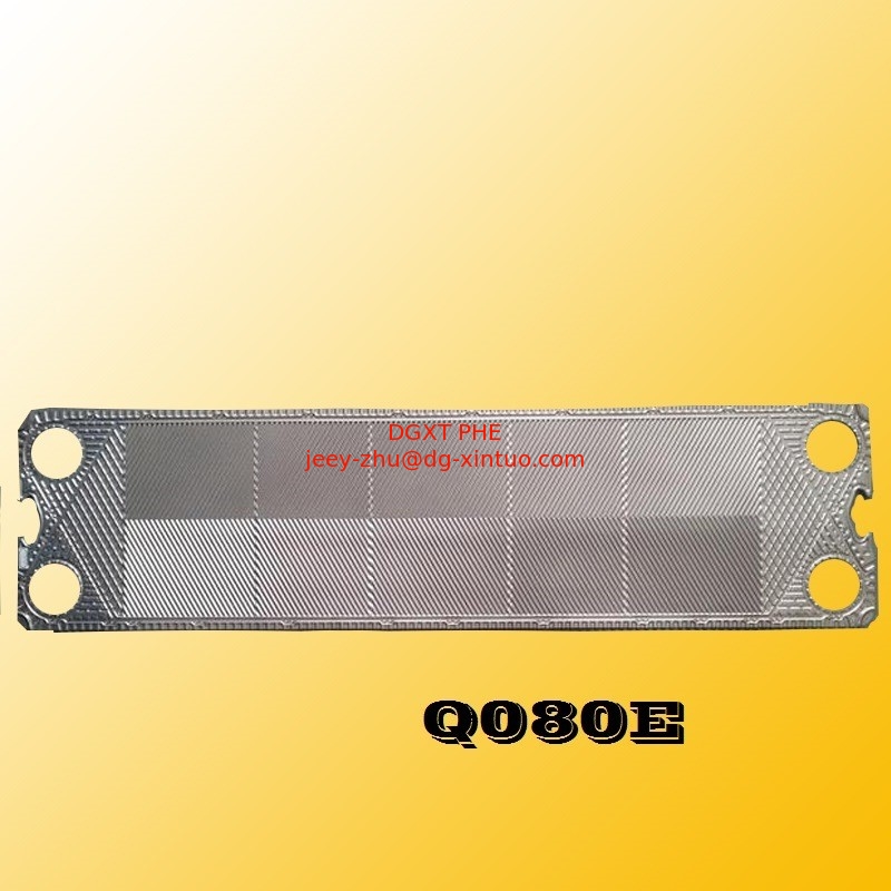 DGXT Q080d Q080e SSI316/0.5/Titanium/Ni/0.6 Heat Exchanger Plate and Gasket For Plate Heat Exchanger