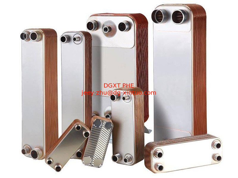 AISI 316 Plates Copper Brazed Plate Heat Exchanger Evaporator with VIP Customization/Shipping/Warranty