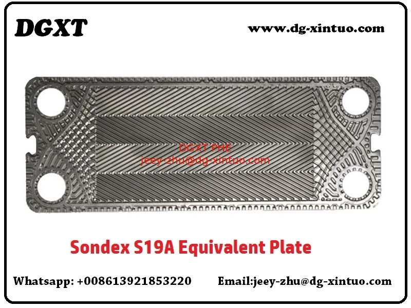 High Efficient Equivalent Parts S19A Stainless Steel/titanium Plate of Sondex Plate Heat Exchanger