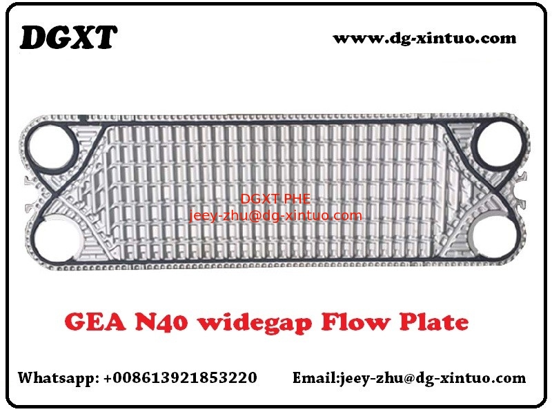 Supply Gea N40 Heat Exchanger Free Flow Plate 0.8mm widegape plate with gasket
