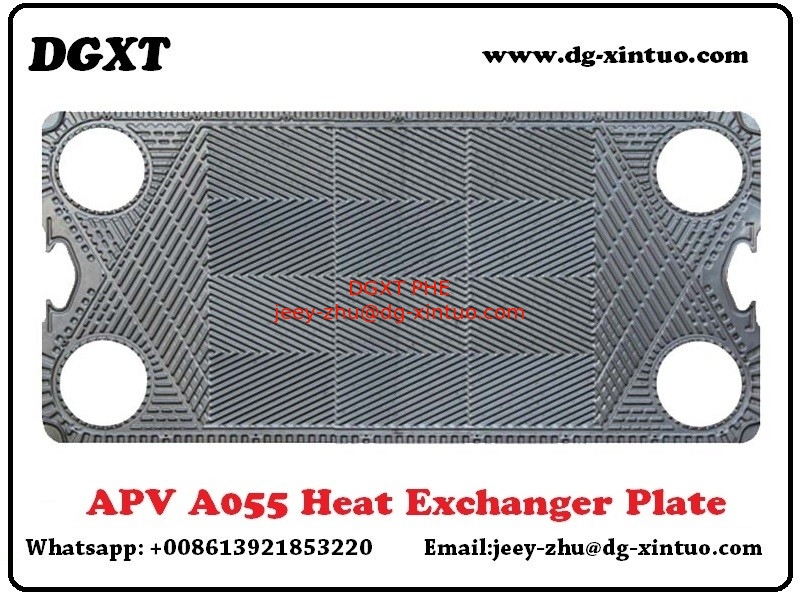 Custom Flow Plate Replacement Heat Exchanger Plate For APV A055 Plate Heat Exchanger