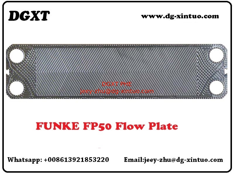 Funke Flow/End Blind Plate FP50-316-0.5 Plate For Water oil Plate Heat Exchanger