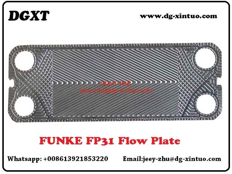 Water To Water Heat Exchanger Plate For Funke FP31 Plate Heat Exchanger
