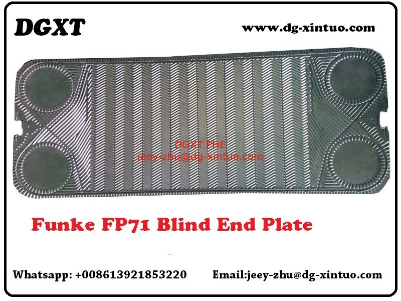 Corrosion Resistance Widegap Water Generator Plate Funke FP71 Plate For Plate Heat Exchanger