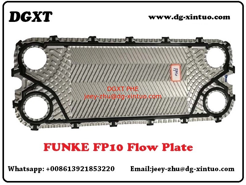 100% Equel Funke FP10 Corrosion Resistance 316/0.6 Plate For Plate Heat Exchanger