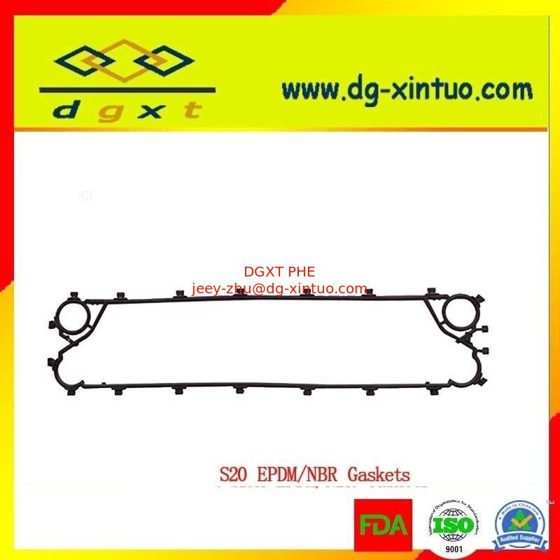 Customized DGXT S20 Clip On Plate Heat Exchanger Epdm Gaskets For Plate Heat Exchanger