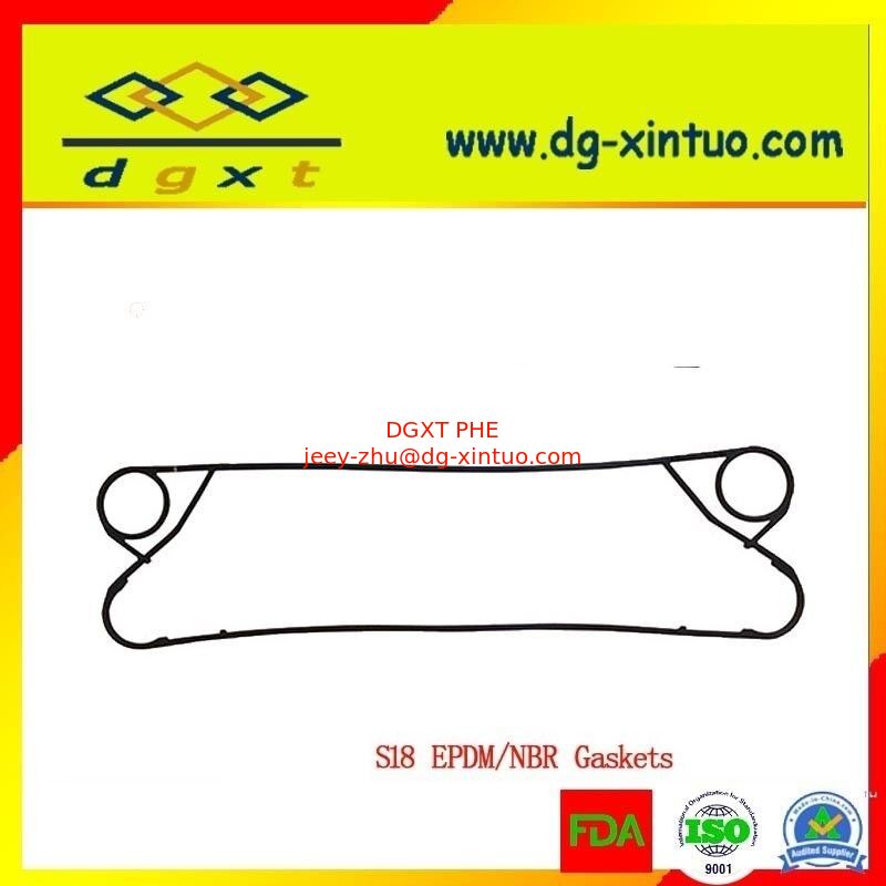 Customized Sondex Heat Exchanger S18 Epdm Gaskets For Plate Heat Exchanger