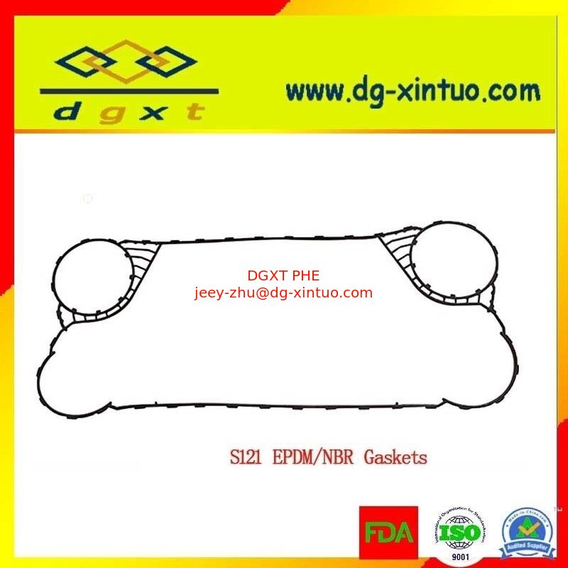 custom factory Epdm Gaskets For Sondex S121 Plate Heat Exchanger