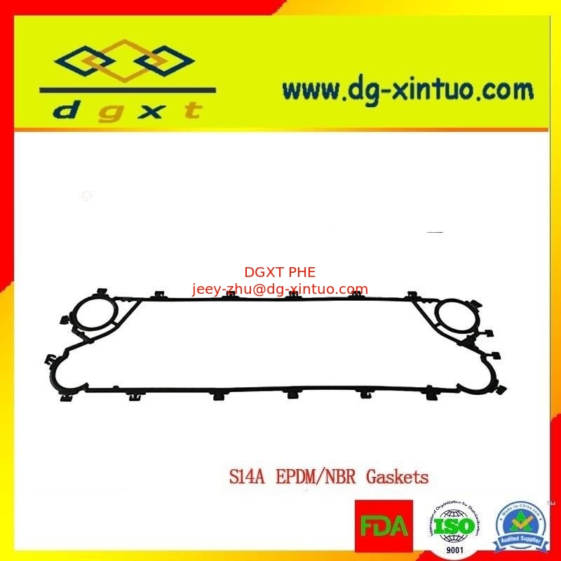 CUSTOMIZED Replacement S14A EPDM Plate Heat Exchanger Gasket For Plate Heat exchanger